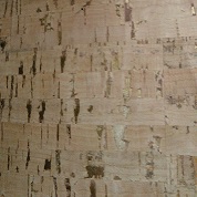 Ткань пробковая 50х70см Cork Design Natural with Goldl(15,5%полиэстер + 29,5%хлопок + 55%полиуретан)